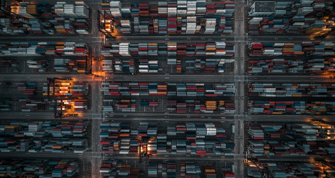 high rise buildings during night time